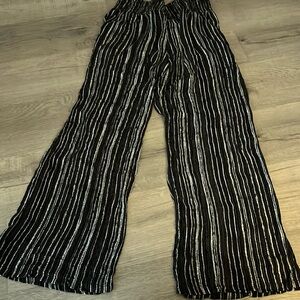 NY Collection XL rayon wide leg pants w/pockets